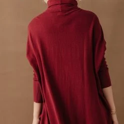 TEA N ROSE Sweaters Linden Turtleneck Sweater In Tomato - FINAL SALE 11 TEA N ROSE Sweaters Linden Turtleneck Sweater In Tomato - FINAL SALE