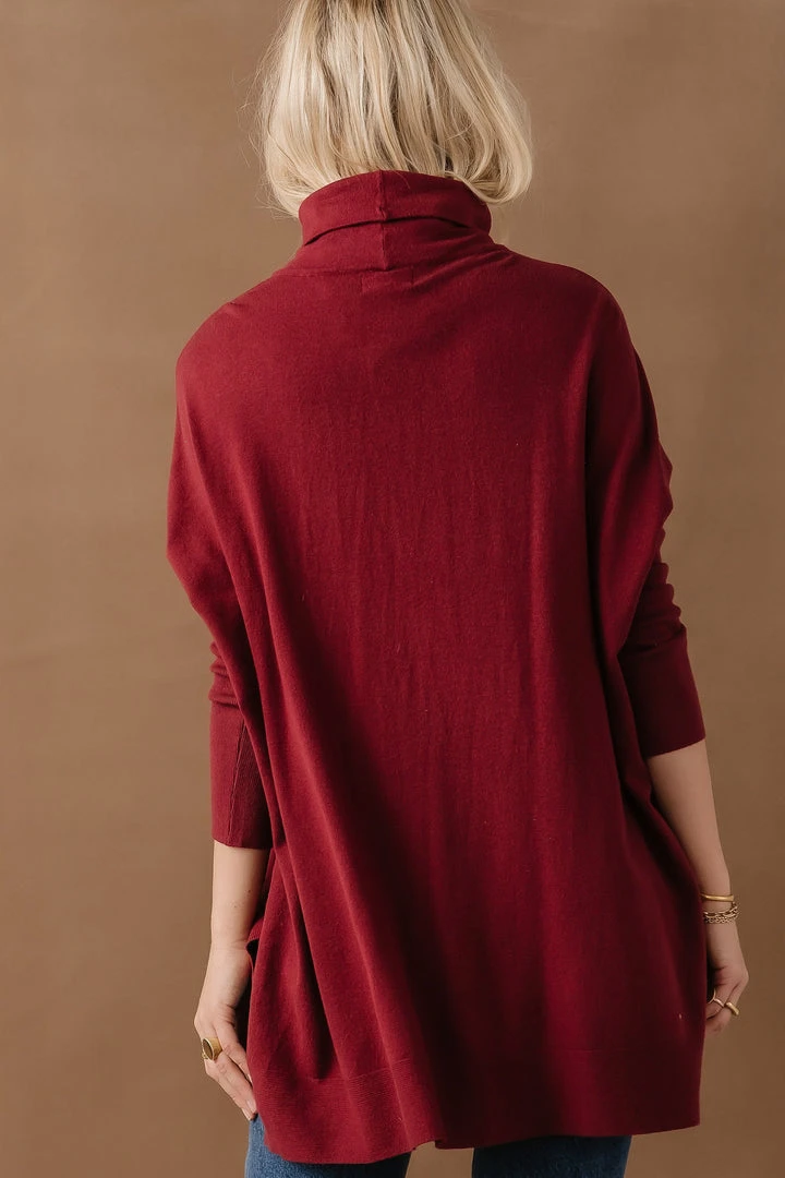 TEA N ROSE Sweaters Linden Turtleneck Sweater In Tomato - FINAL SALE 6 TEA N ROSE Sweaters Linden Turtleneck Sweater In Tomato - FINAL SALE