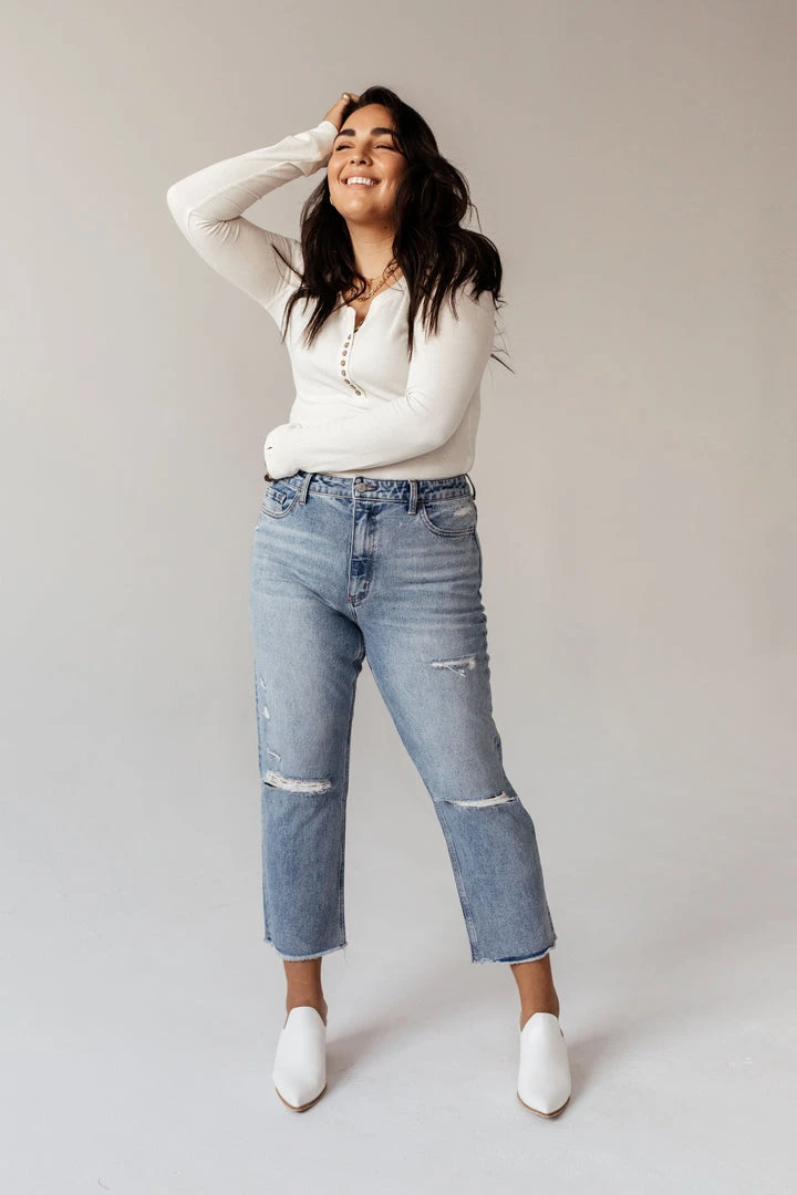 PLASTIC Vervet Beverley Straight Leg Denim- FINAL SALE 15 PLASTIC Vervet Beverley Straight Leg Denim- FINAL SALE