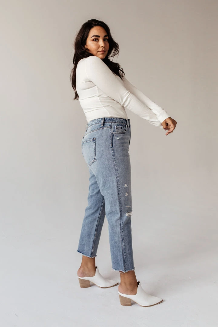 PLASTIC Vervet Beverley Straight Leg Denim- FINAL SALE 18 PLASTIC Vervet Beverley Straight Leg Denim- FINAL SALE