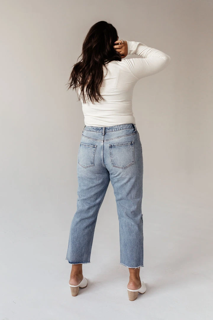 PLASTIC Vervet Beverley Straight Leg Denim- FINAL SALE 19 PLASTIC Vervet Beverley Straight Leg Denim- FINAL SALE