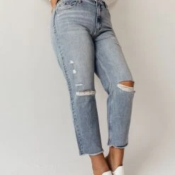 PLASTIC Vervet Beverley Straight Leg Denim- FINAL SALE 37 PLASTIC Vervet Beverley Straight Leg Denim- FINAL SALE