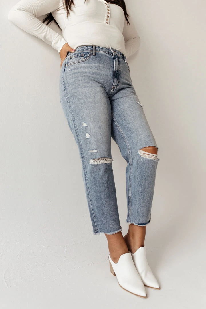 PLASTIC Vervet Beverley Straight Leg Denim- FINAL SALE 16 PLASTIC Vervet Beverley Straight Leg Denim- FINAL SALE