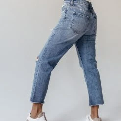 PLASTIC Vervet Beverley Straight Leg Denim- FINAL SALE 44 PLASTIC Vervet Beverley Straight Leg Denim- FINAL SALE