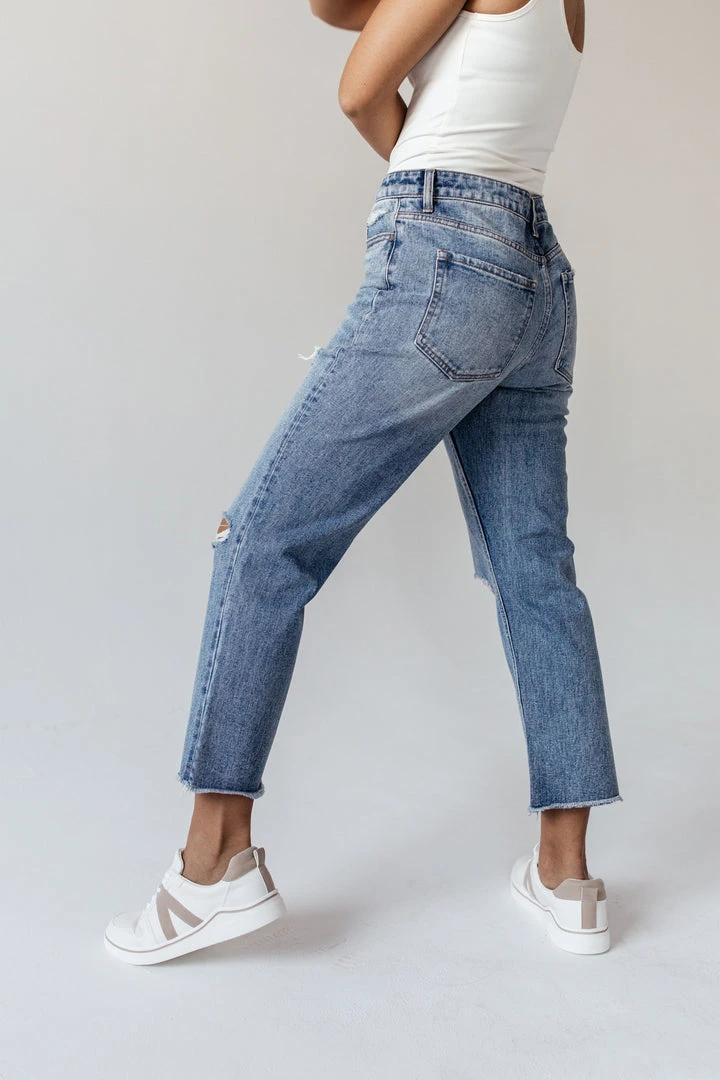 PLASTIC Vervet Beverley Straight Leg Denim- FINAL SALE 23 PLASTIC Vervet Beverley Straight Leg Denim- FINAL SALE