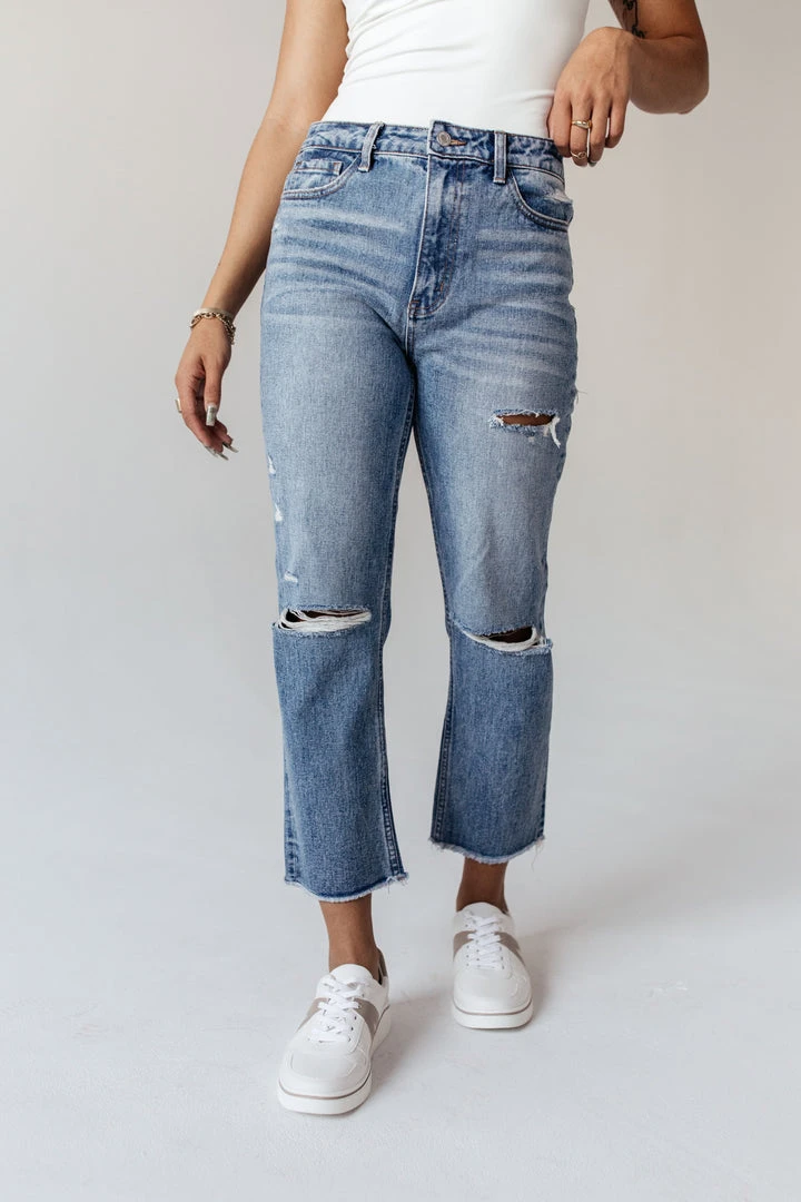 PLASTIC Vervet Beverley Straight Leg Denim- FINAL SALE 22 PLASTIC Vervet Beverley Straight Leg Denim- FINAL SALE