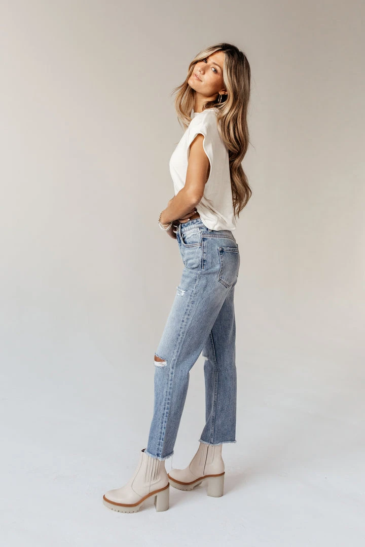 PLASTIC Vervet Beverley Straight Leg Denim- FINAL SALE 11 PLASTIC Vervet Beverley Straight Leg Denim- FINAL SALE