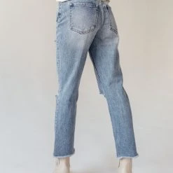 PLASTIC Vervet Beverley Straight Leg Denim- FINAL SALE 34 PLASTIC Vervet Beverley Straight Leg Denim- FINAL SALE