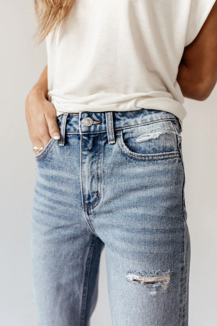 PLASTIC Vervet Beverley Straight Leg Denim- FINAL SALE 14 PLASTIC Vervet Beverley Straight Leg Denim- FINAL SALE