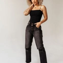 KANCAN Bentley Distressed Straight Leg Denim- FINAL SALE Fresh Markdowns 32 KANCAN Bentley Distressed Straight Leg Denim- FINAL SALE Fresh Markdowns