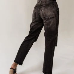 KANCAN Bentley Distressed Straight Leg Denim- FINAL SALE Fresh Markdowns 36 KANCAN Bentley Distressed Straight Leg Denim- FINAL SALE Fresh Markdowns