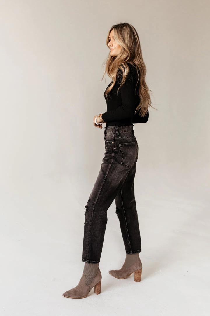 KANCAN Bentley Distressed Straight Leg Denim- FINAL SALE Fresh Markdowns 6 KANCAN Bentley Distressed Straight Leg Denim- FINAL SALE Fresh Markdowns