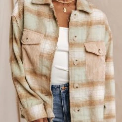 WELLMADE INC Lynne Shirt Jacket Outerwear