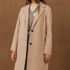 Vero Moda Joslyn Coat In Tan - FINAL SALE Outerwear
