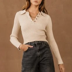 PROMESA Darby Ribbed Top