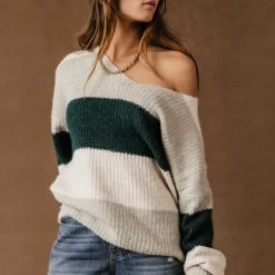 Vero Moda Layla Sweater In Green - FINAL SALE