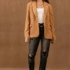 PROMESA Camari Corduroy Blazer In Camel - FINAL SALE Outerwear