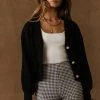 PROMESA Outerwear Alanna Cardigan In Black - FINAL SALE