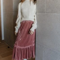 Sweaters Vero Moda Everleigh Sweater In Ivory - FINAL SALE