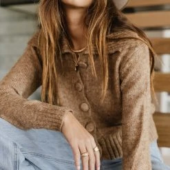 LUSH CLOTHING Tops Elora Cardigan Sweater - FINAL SALE