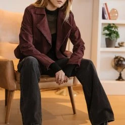 LISTICLE Hudson Corduroy Moto Jacket - FINAL SALE