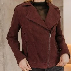 LISTICLE Hudson Corduroy Moto Jacket - FINAL SALE