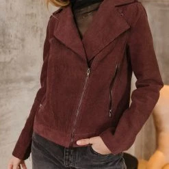 LISTICLE Hudson Corduroy Moto Jacket - FINAL SALE