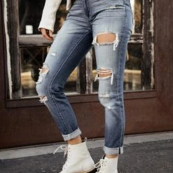KanCan Distressed Relaxed Denim - FINAL SALE