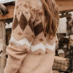 Vero Moda Bessie Sweater In Tan - FINAL SALE Sweaters