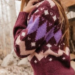 Sweaters Vero Moda Bessie Sweater In Burgundy - FINAL SALE