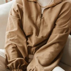 GINGER G Anisa Pullover In Tan 14 GINGER G Anisa Pullover In Tan