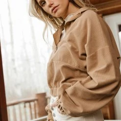 GINGER G Anisa Pullover In Tan 18 GINGER G Anisa Pullover In Tan