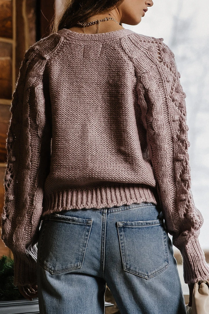 SINA Tamara Button Down Cardigan In Lavender - FINAL SALE 4 SINA Tamara Button Down Cardigan In Lavender - FINAL SALE