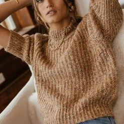 Sweaters Vero Moda Brie Short Sleeve Sweater In Brown - FINAL SALE 13 Sweaters Vero Moda Brie Short Sleeve Sweater In Brown - FINAL SALE