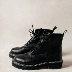 BEAST FASHION Shoes Millie Combat Boots In Black