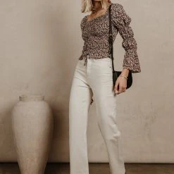 PROMESA Lauren Floral Top Bohme In Bloom