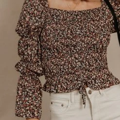 PROMESA Lauren Floral Top Bohme In Bloom