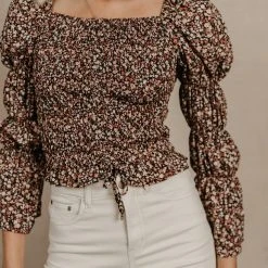PROMESA Lauren Floral Top Bohme In Bloom
