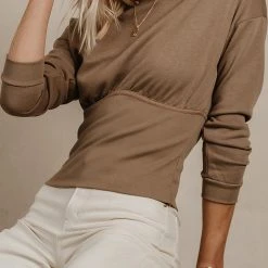 Vero Moda Callie Top In Brown - FINAL SALE