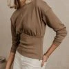 Vero Moda Callie Top In Brown - FINAL SALE
