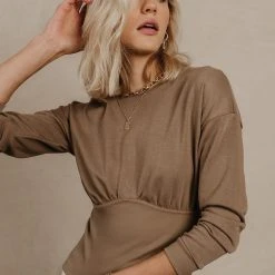 Vero Moda Callie Top In Brown - FINAL SALE