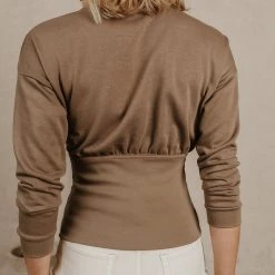 Vero Moda Callie Top In Brown - FINAL SALE