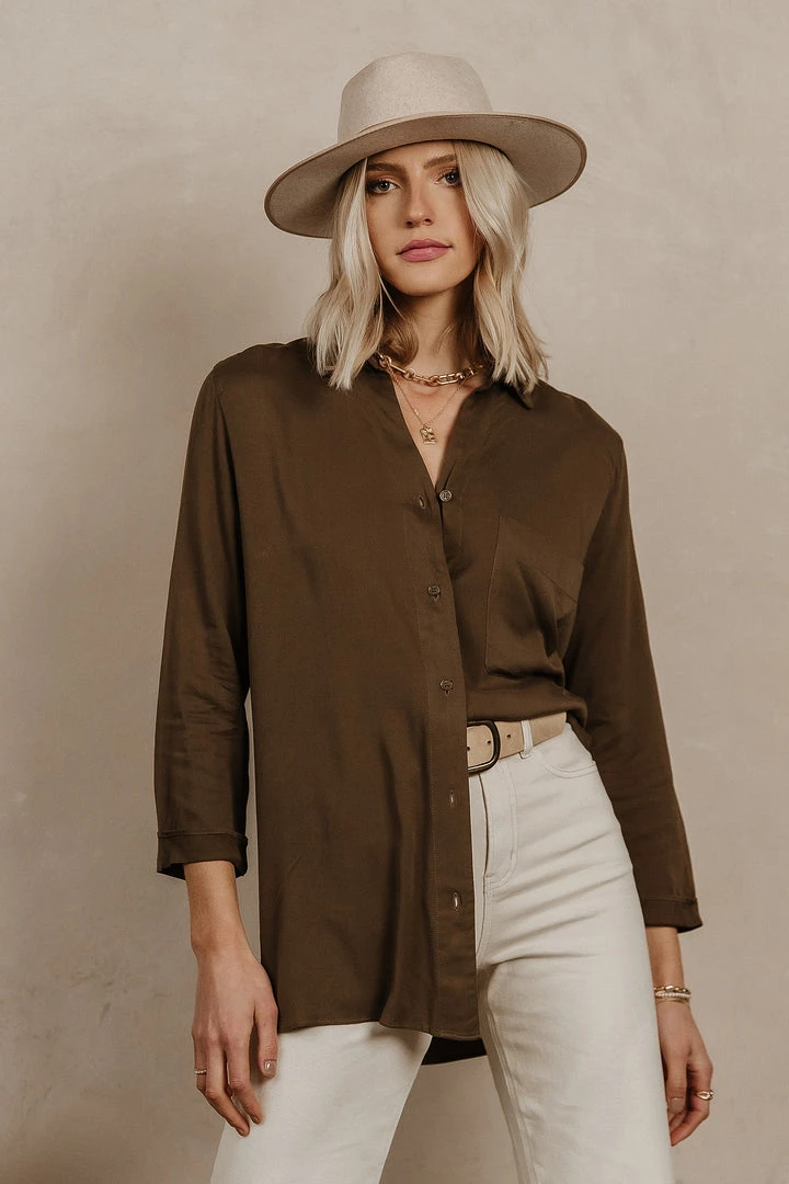 DRESS FORUM Sheera Button Down Top In Ivory Tops 9 DRESS FORUM Sheera Button Down Top In Ivory Tops