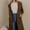 WORUI Outerwear Suni Duster Cardigan In Olive - FINAL SALE