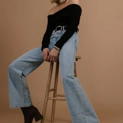 SINA Claire Top In Black - FINAL SALE