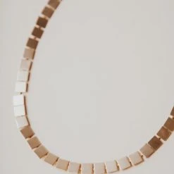 MTO JEWELRY LLC Square Chain Choker Necklaces