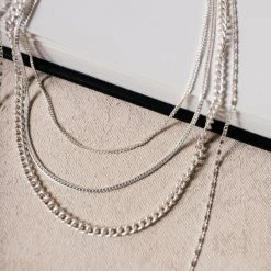 Joyful Jewelry Gracie Layered Necklace In Silver