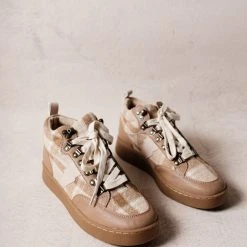 FREE SOUL/MIRACLE MILE Shoes Kaia Plaid Sneaker