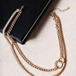 Joyful Jewelry Collins Layered Necklace In Gold