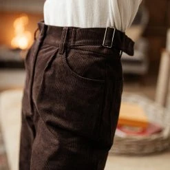 CRESCENT Adora Corduroy Pants In Brown